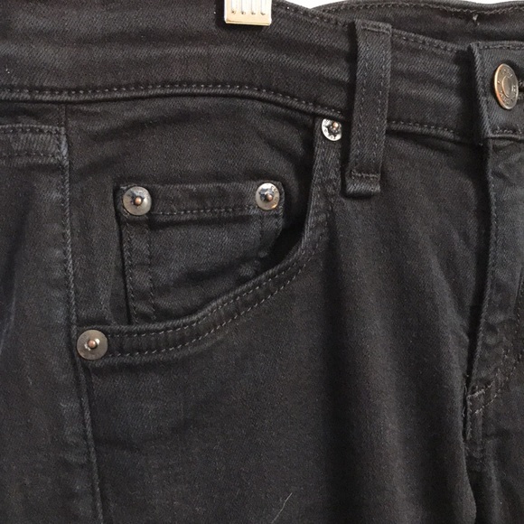 rag & bone jeans sz 25 black low rise cut 15599 Color: Nero Cotton blend - Picture 4 of 10